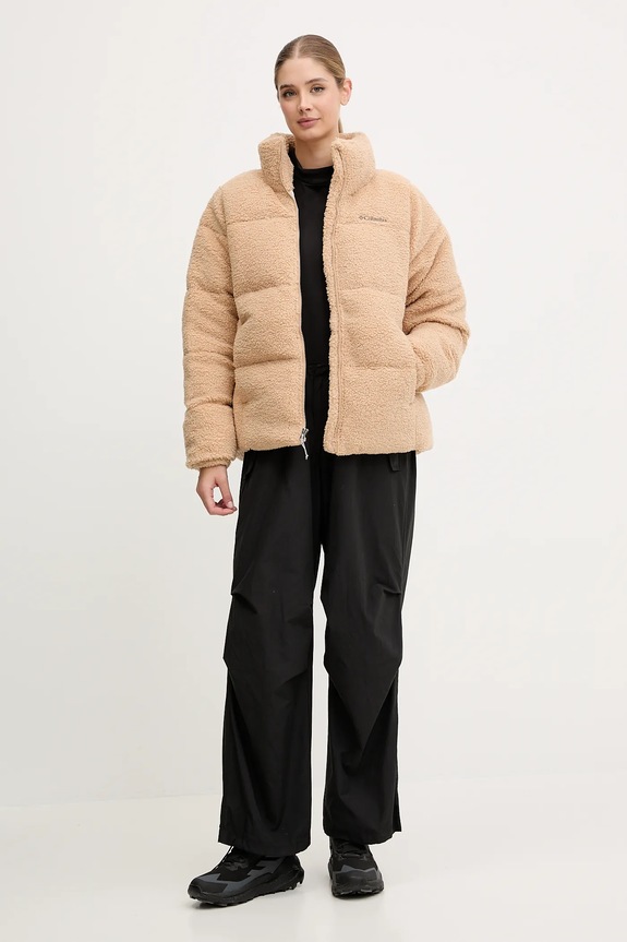 Columbia geacă Puffect Sherpa 2089231 bej AW25