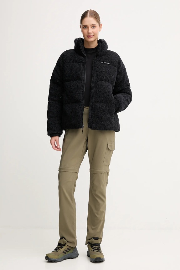 Columbia jacket Puffect Sherpa 2089231 black AW25