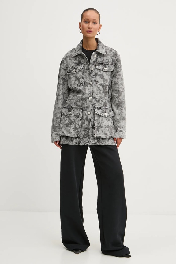 Куртка Moschino Jeans 0511.8722 сірий AW24