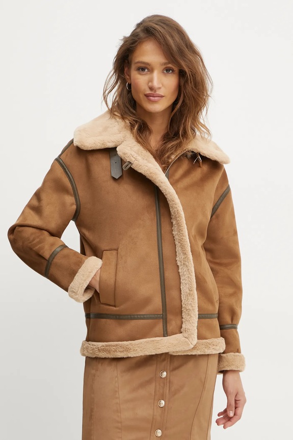 Morgan rövid kabát GROWN barna GROWN