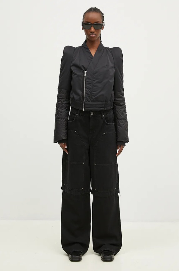 Bunda Rick Owens Metro Bomber DS02D2722.MUNP černá