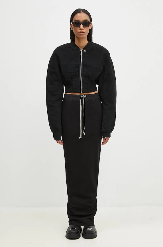 Rick Owens kurtka bomber Collage Bomber DS02D2723.MO czarny