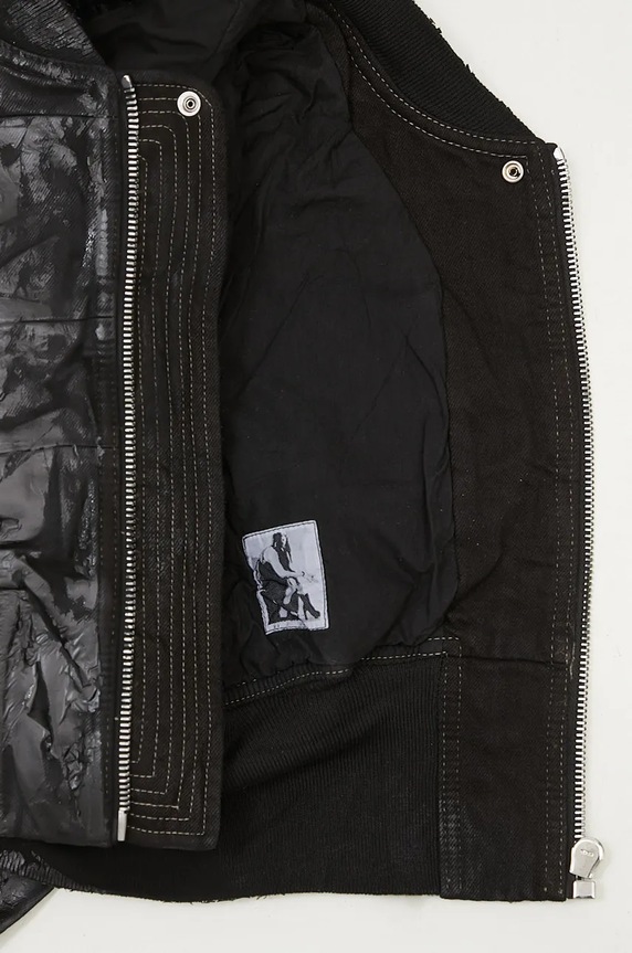 Rick Owens giacca Collage Bomber DS02D2723.BMC nero
