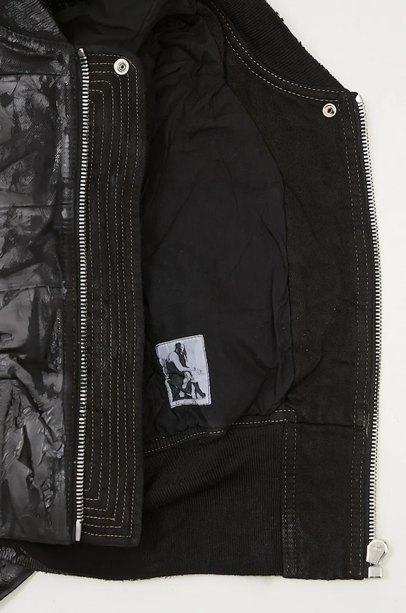 Rick Owens giacca Collage Bomber DS02D2723.BMC nero