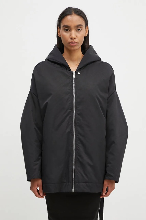 Яке Rick Owens Hooded Peter с изолация черен DS02D2725.MU