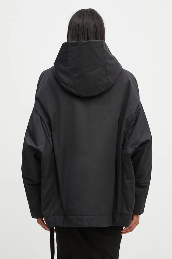 Дрехи Яке Rick Owens Hooded Peter DS02D2725.MU черен