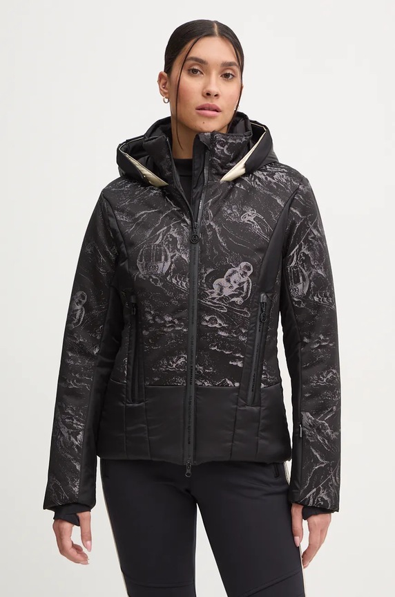 Sportalm kurtka narciarska Oslo Print NE sporty zimowe czarny 1820558410