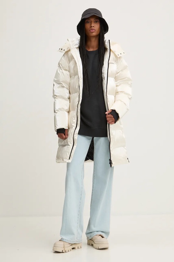 Μπουφάν Karl Lagerfeld Jeans 246J1506 μπεζ AW24