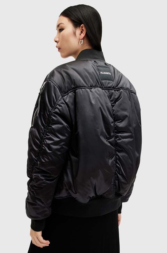 Bunda AllSaints ROOMER BOMBER W015OB čierna