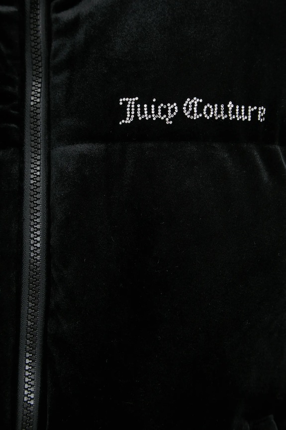 Velur jakna Juicy Couture MARGO PUFFER JCOIJ224556.101 crna