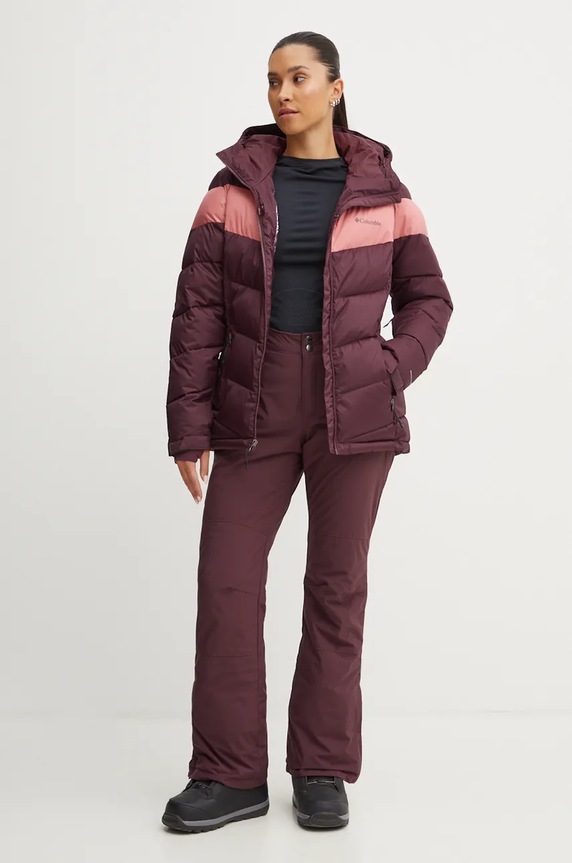 Columbia kurtka narciarska Abbott Peak 2105111 bordowy AW25
