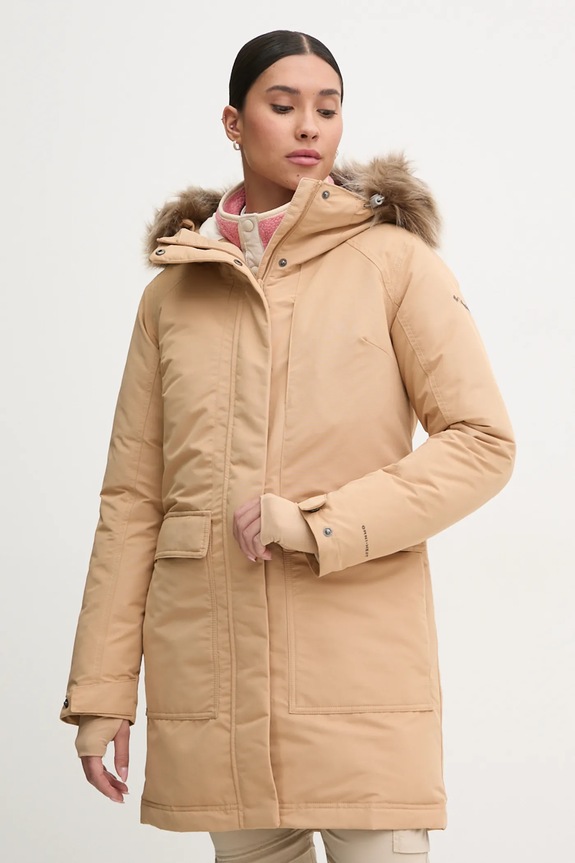 Outdoor jakna Columbia Little Si Planet friendly smeđa 2085764