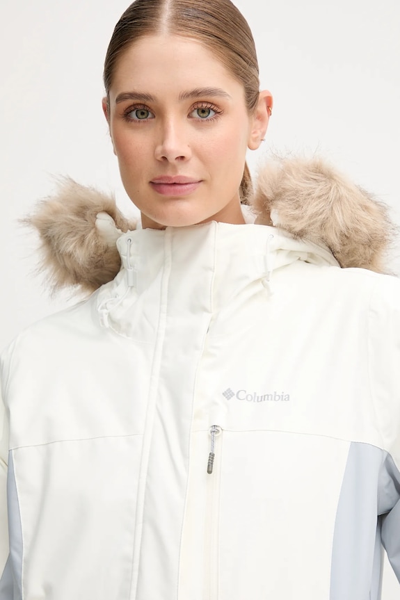 Lyžiarska bunda Columbia Ava Alpine béžová 2085831