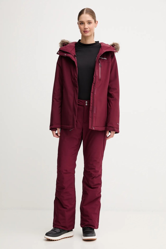 Lyžiarska bunda Columbia Ava Alpine 2085831 burgundské AW25