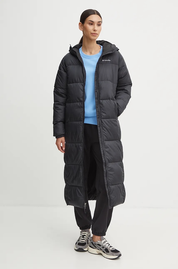 Bunda Columbia Puffect 2088451 čierna AW25