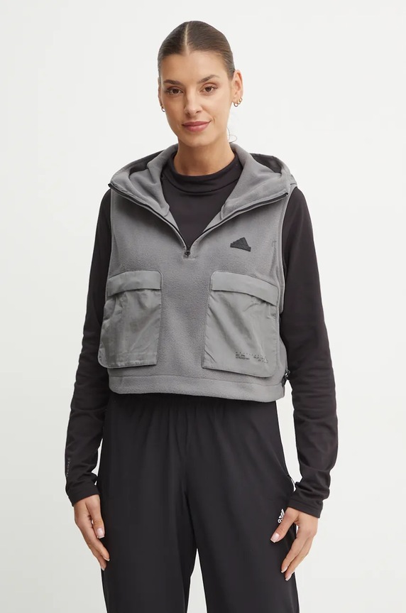 adidas bezrękawnik City Escape pozostałe szary IW5225
