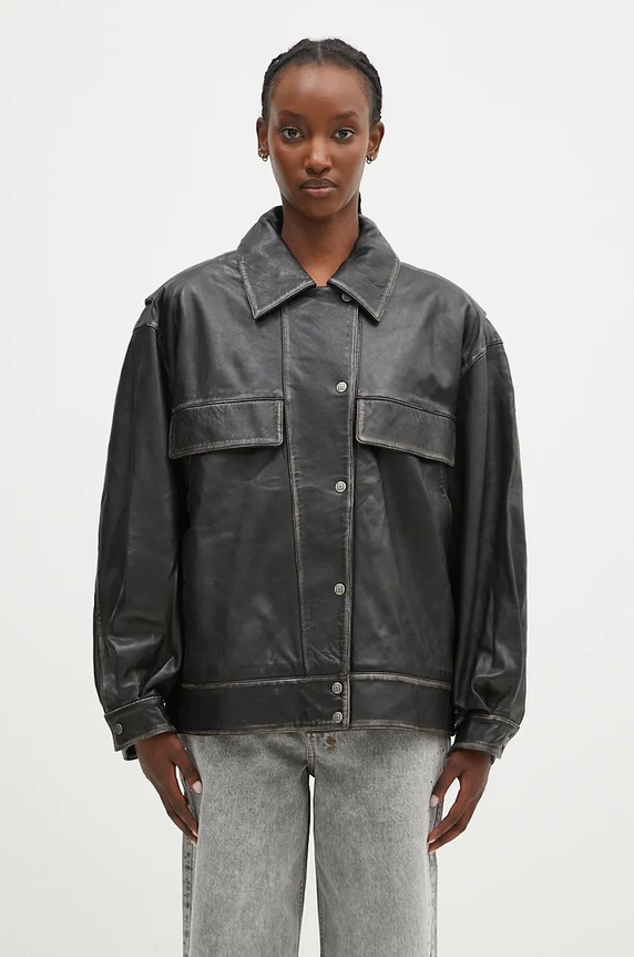 KSUBI leather jacket Creed Jacket without black WFA24JK004