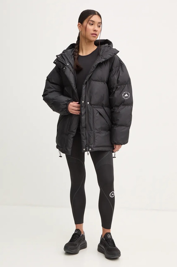 Dvostrana jakna adidas by Stella McCartney IW9844 crna AW24