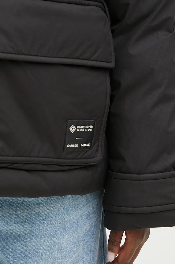 Samsoe Samsoe rövid kabát Sahanna fekete F24300003