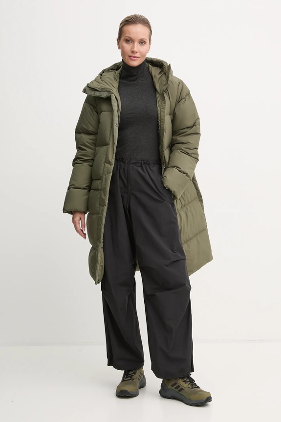 Péřová bunda Peak Performance Quiver G79931 zelená AW24