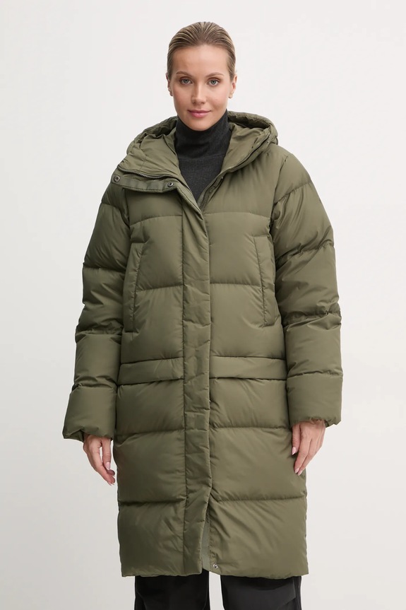Péřová bunda Peak Performance Quiver zelená G79931