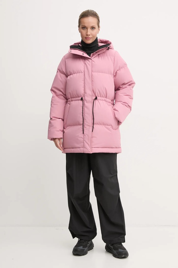 Péřová bunda Peak Performance Firn Down G79877 růžová AW24