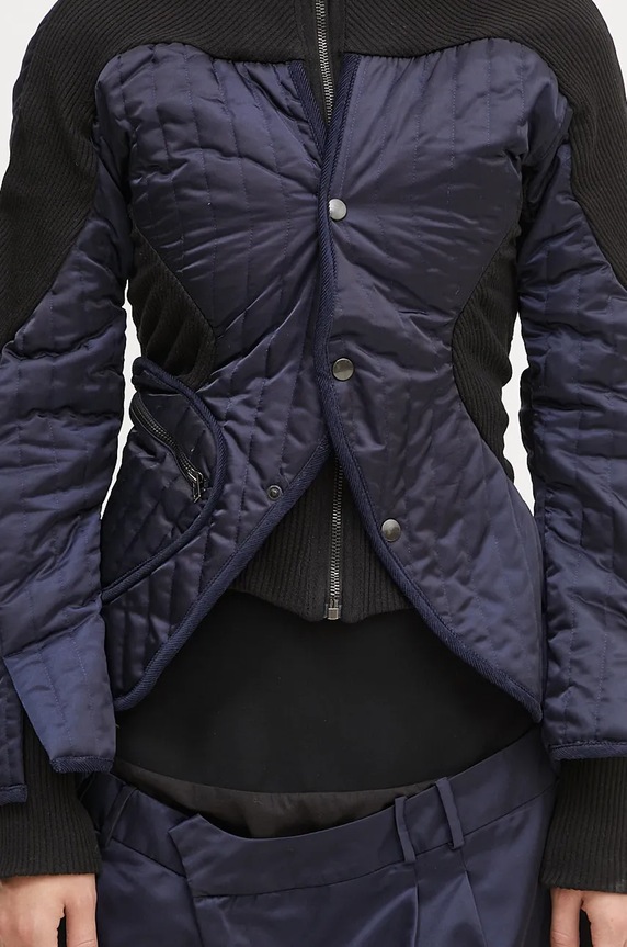 Яке Ottolinger Quilted Silhouette Jacket син 1090605221
