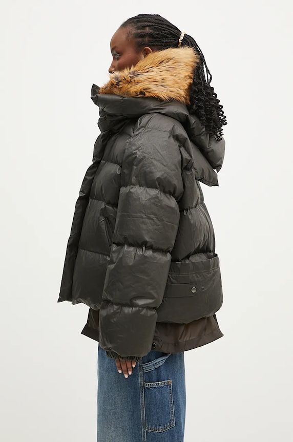 Ottolinger piumino Deconstructed Double Zip Puffer Jacket 2209060205 marrone AW24
