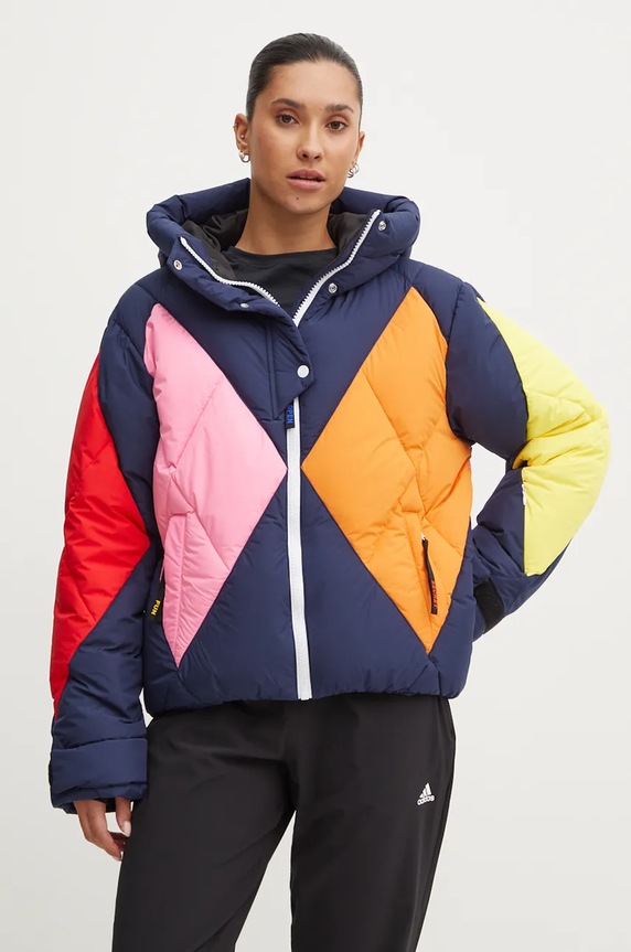 Rossignol kurtka narciarska puchowa Diamond x JCC sporty zimowe granatowy RLNWJ33