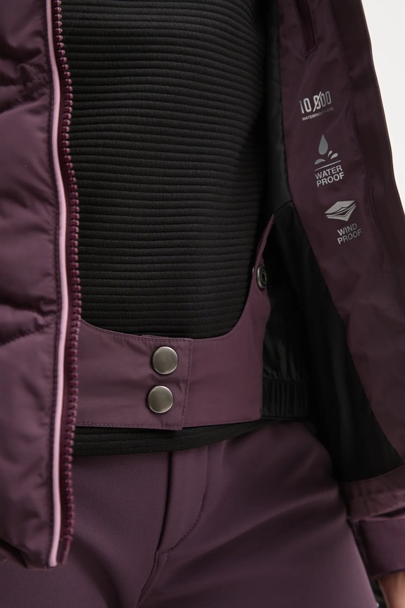 Lyžařská bunda Rossignol Staci Pearly RLMWJ40 fialová