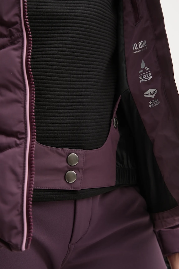 Lyžařská bunda Rossignol Staci Pearly RLMWJ40 fialová