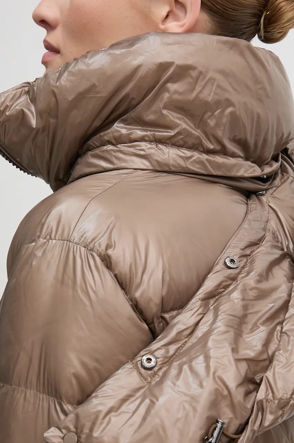 Péřová bunda Hetrego ROSE 8N723 zelená