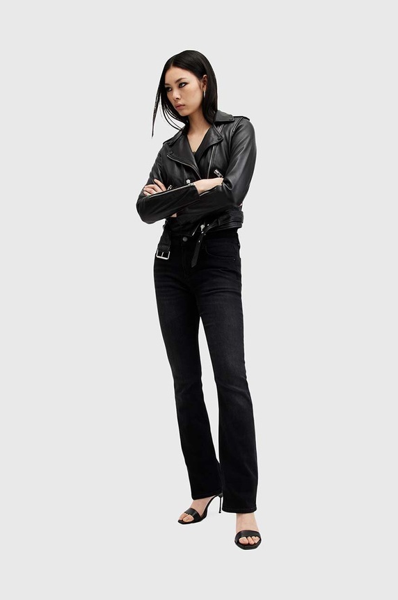 AllSaints ramoneska damska skórzana BALFERN BIKER W084LB