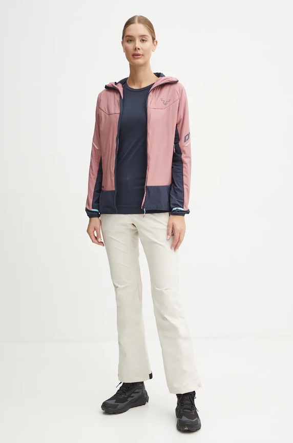 Dynafit kurtka sportowa Mezzalama 08.0000071597 różowy AW25