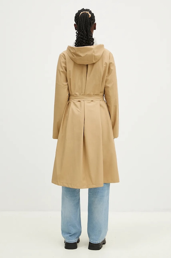 Rains jacket A-Line Longer W Jacket W3 12040.24 beige AW24