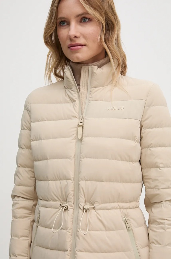 Pernata jakna MACKAGE JACEY.CITY bež AW24