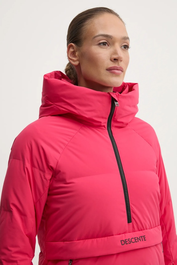 Descente kurtka narciarska puchowa Anorak Down różowy DWWYGK31