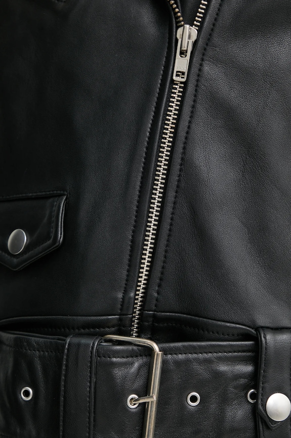 Kožený křivák Stand Studio ICON Biker Jacket 61792.7030 černá