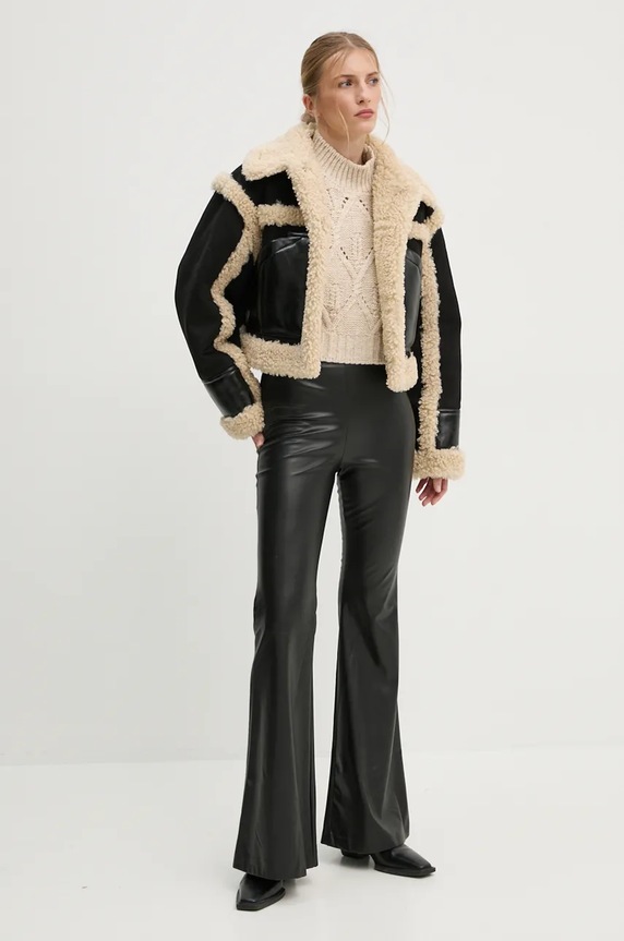 Μπουφάν Stand Studio Edith Jacket 61950.9077 μαύρο AW24