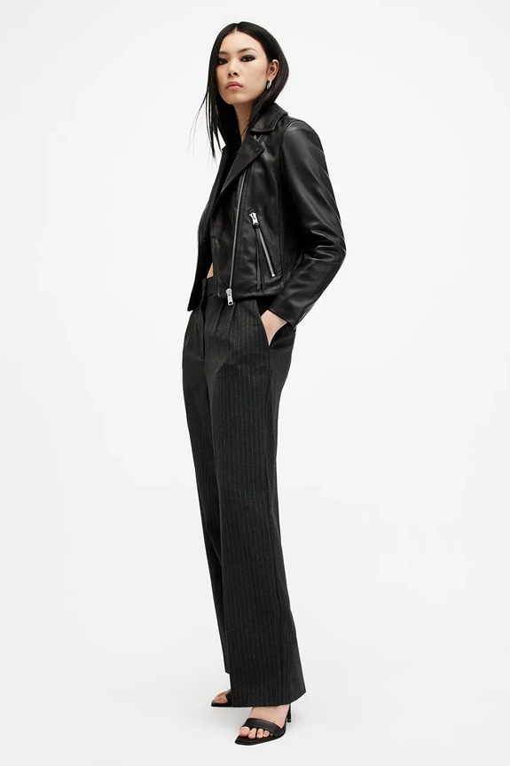 Kožená bunda AllSaints DALBY W086LB