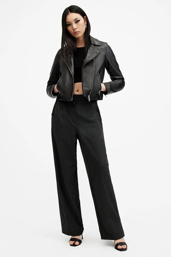 Kožená bunda AllSaints DALBY W086LB