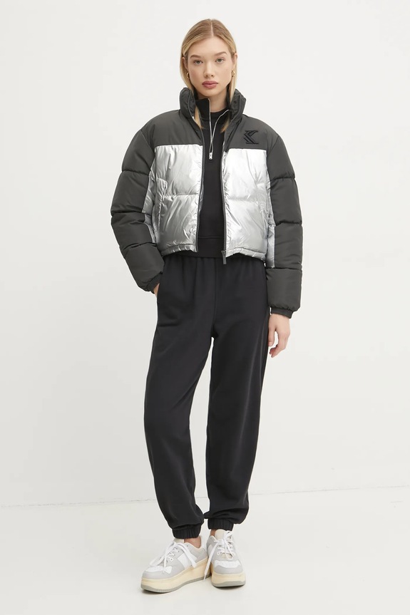 Bunda Karl Kani 61760015 stříbrná AW24