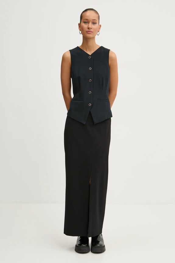 Abercrombie & Fitch mellény KI140.4495.900 sötétkék AW24