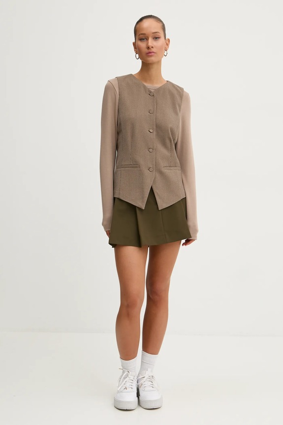 Abercrombie & Fitch mellény KI140.4497.426 barna AW24