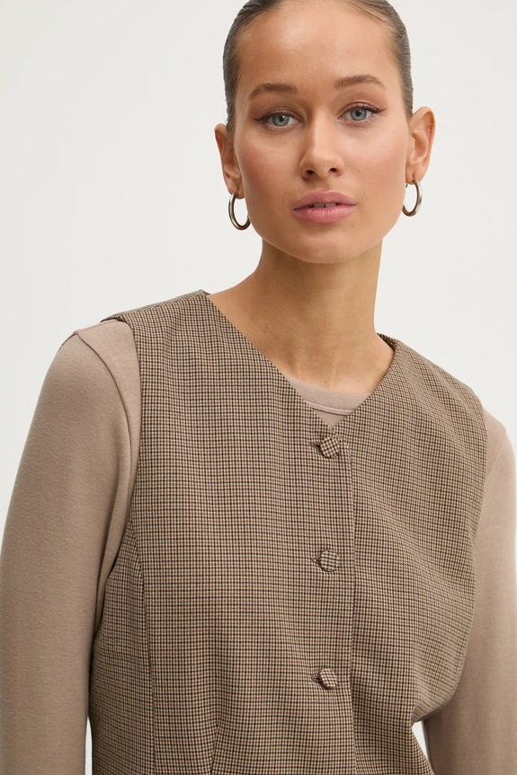 Abercrombie & Fitch mellény barna KI140.4497.426