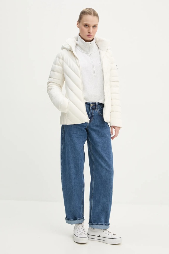 Bunda Abercrombie & Fitch KI144.4182.100 béžová AW24