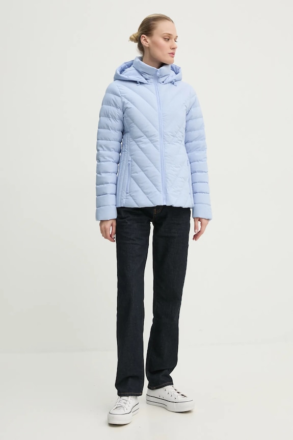 Páperová bunda Abercrombie & Fitch KI144.4182.245 modrá AW24