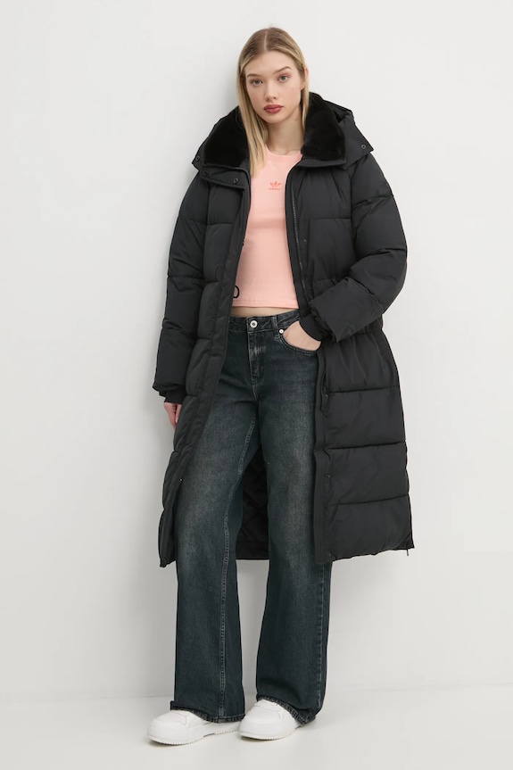 Μπουφάν Abercrombie & Fitch KI144.4254.900 μαύρο AW24