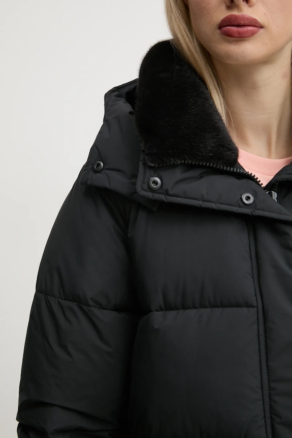 Μπουφάν Abercrombie & Fitch KI144.4254.900 μαύρο