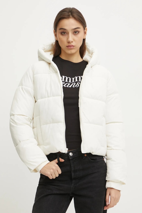 Bunda Hollister Co. s podšívkou bílá KI344.4634.100